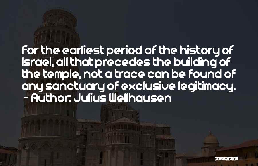 Earliest Quotes By Julius Wellhausen