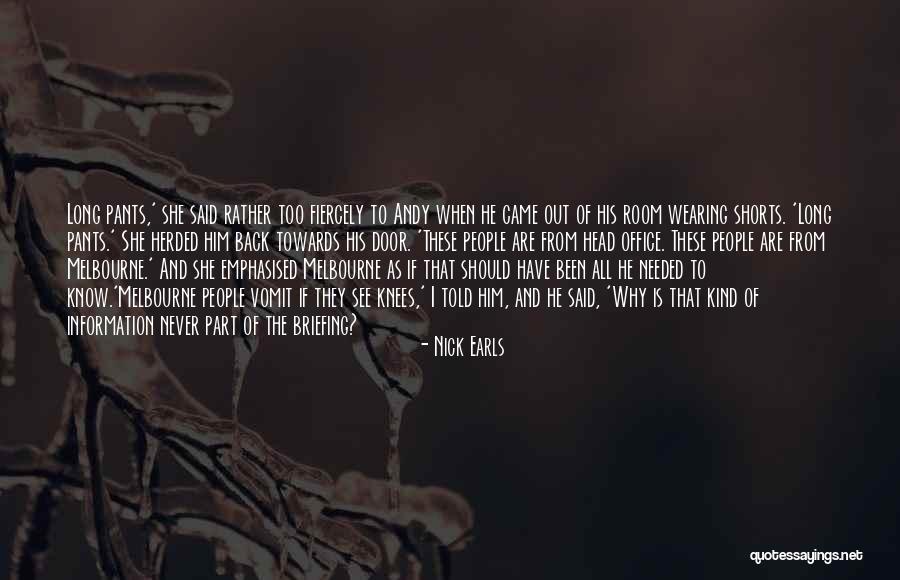 Earls Quotes By Nick Earls Earls Quotes By Nick Earls