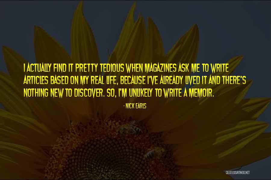 Earls Quotes By Nick Earls Earls Quotes By Nick Earls