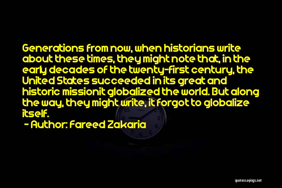 Early America Quotes By Fareed Zakaria