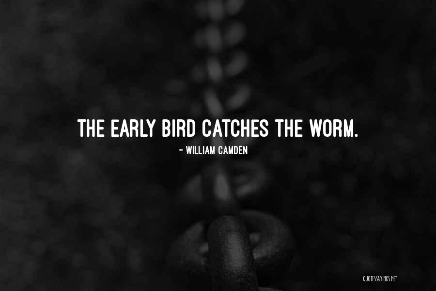 Early Bird Gets The Worm And Other Quotes By William Camden