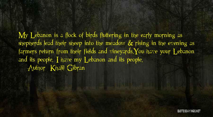 Early Birds Quotes By Khalil Gibran