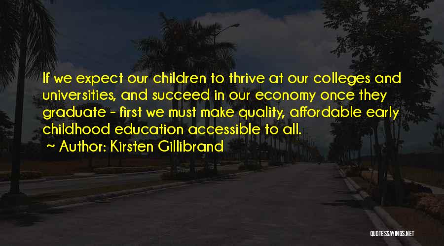 Early Childhood Education Quotes By Kirsten Gillibrand