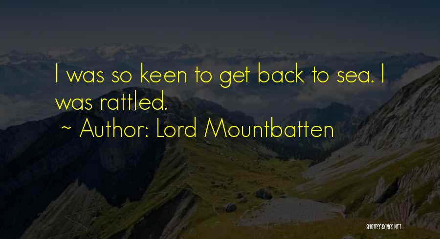 Early Childhood Special Education Quotes By Lord Mountbatten