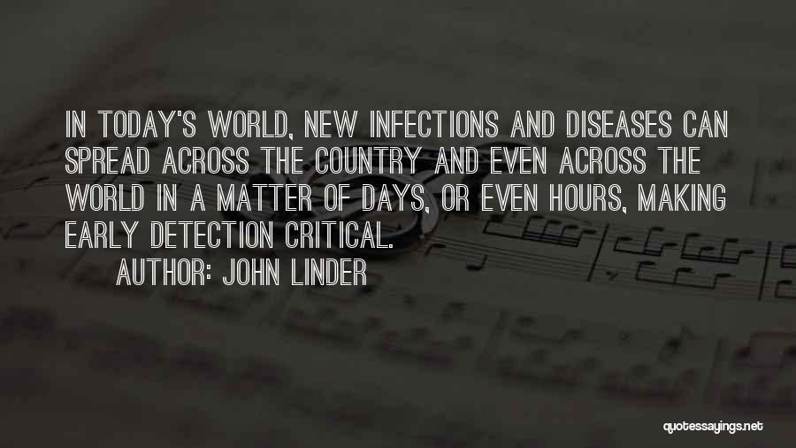 Early Detection Quotes By John Linder