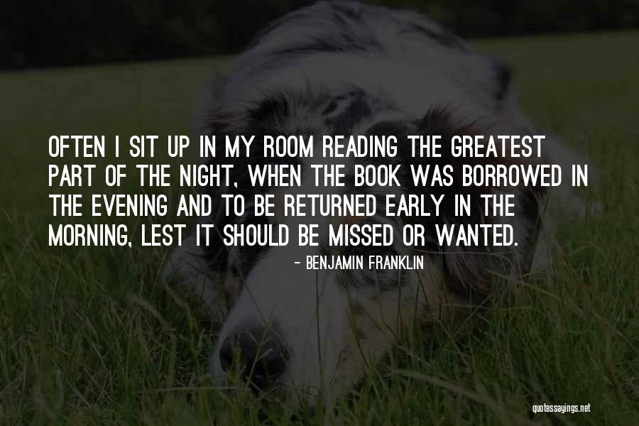 Early Evening Quotes By Benjamin Franklin Early Evening Quotes By Benjamin Franklin