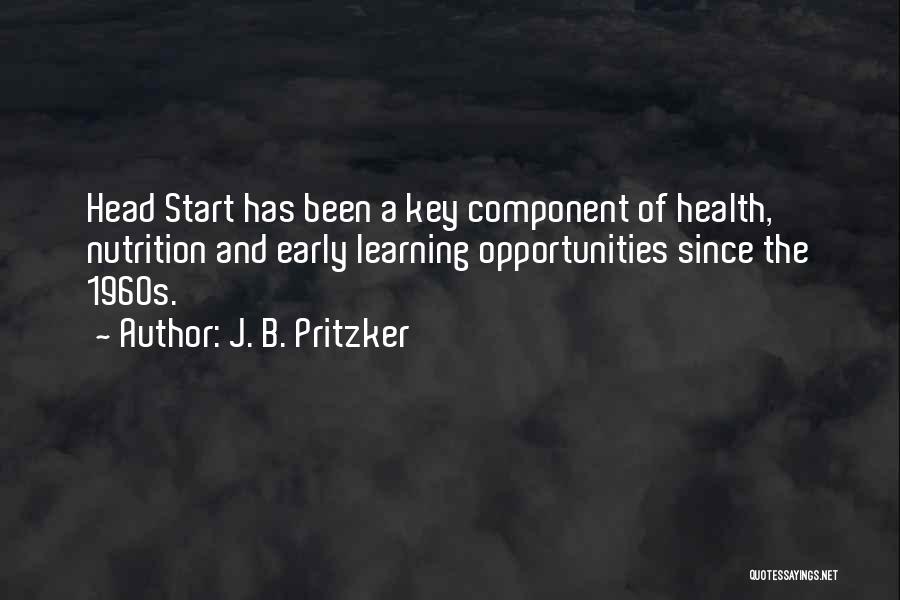 Early Learning Quotes By J. B. Pritzker