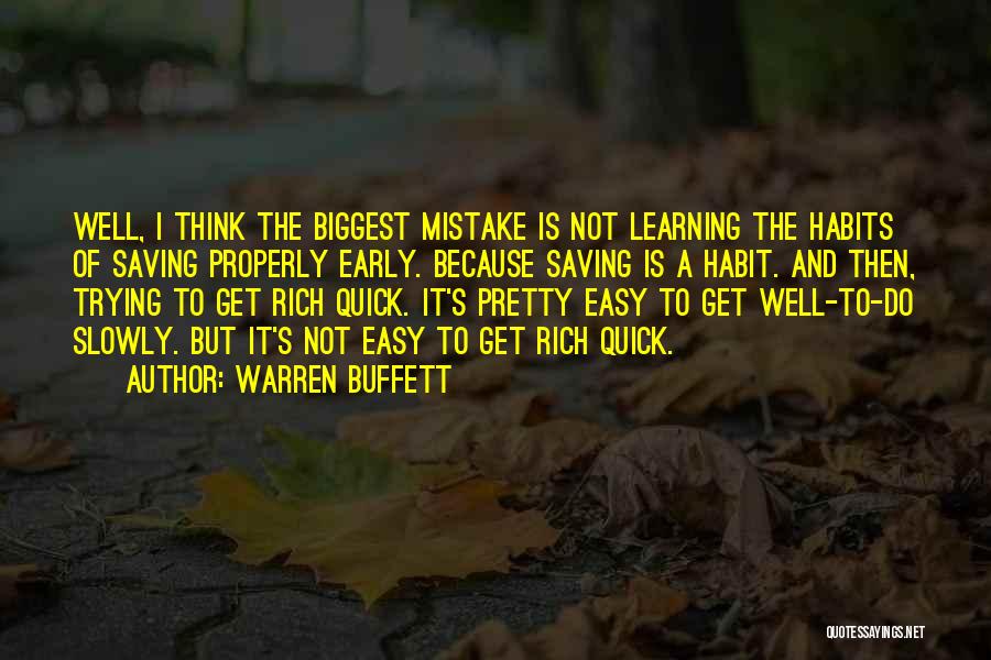 Early Learning Quotes By Warren Buffett