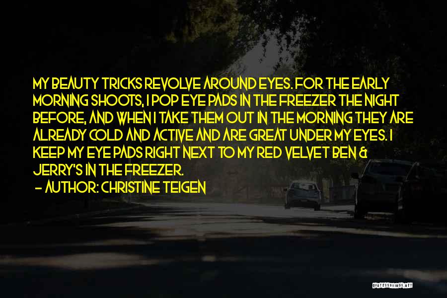 Early Morning Quotes By Christine Teigen