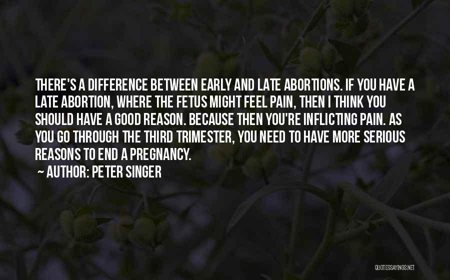Early Pregnancy Quotes By Peter Singer