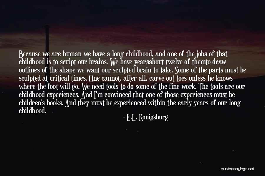 Early Reading Quotes By E.L. Konigsburg