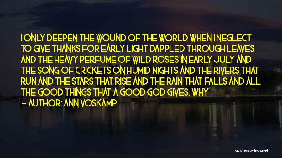 Early Rise Quotes By Ann Voskamp