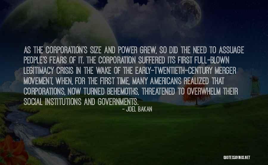 Early Twentieth Century Quotes By Joel Bakan Early Twentieth Century Quotes By Joel Bakan