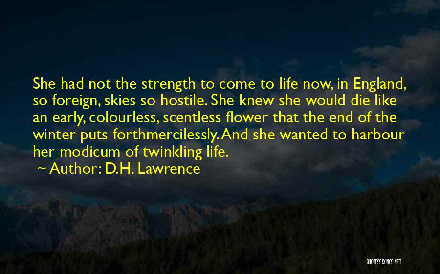 Early Winter Quotes By D.H. Lawrence
