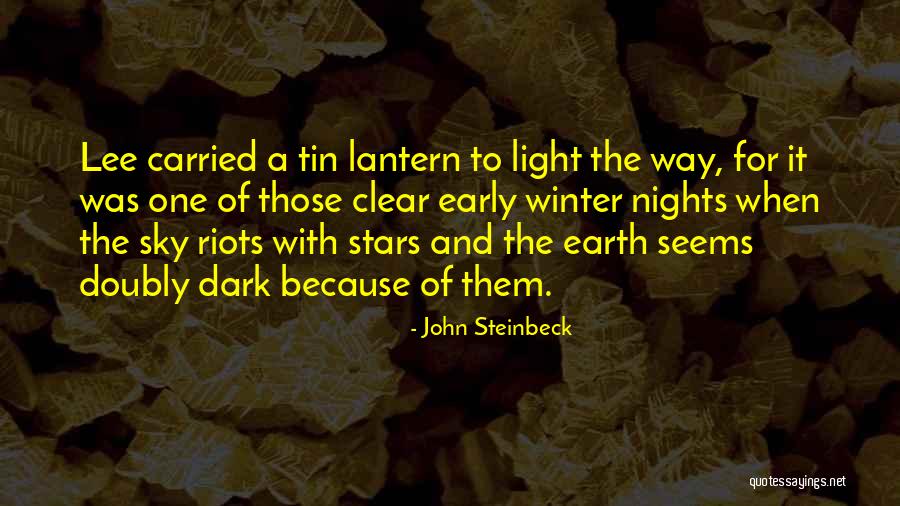 Early Winter Quotes By John Steinbeck