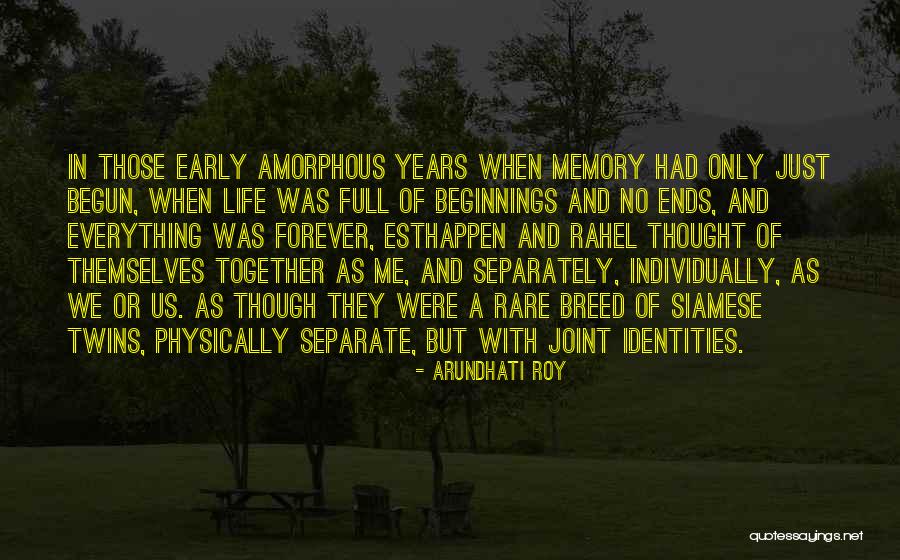 Early Years Of Life Quotes By Arundhati Roy