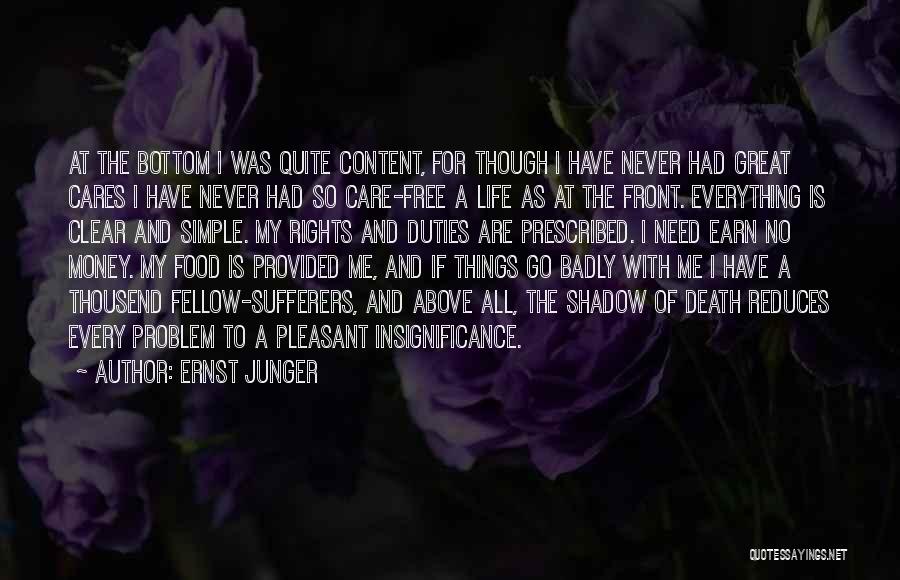 Earn Everything Quotes By Ernst Junger