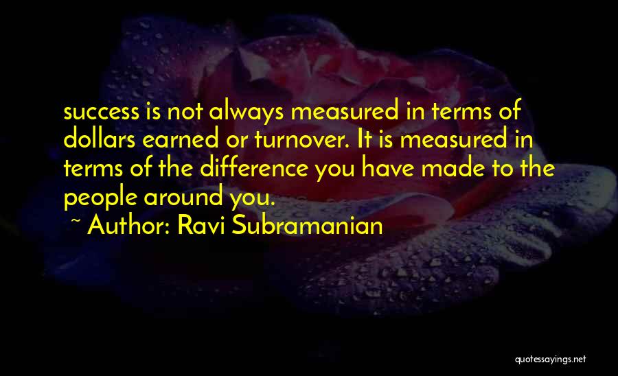 Earned It Quotes By Ravi Subramanian