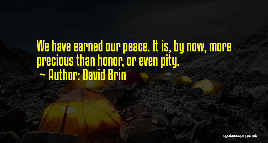 Earned Rest Quotes By David Brin