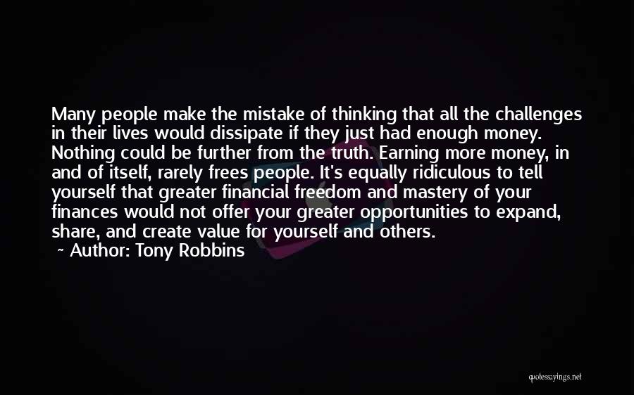 Earning Money Quotes By Tony Robbins