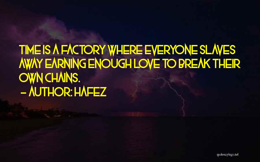 Earning My Love Quotes By Hafez