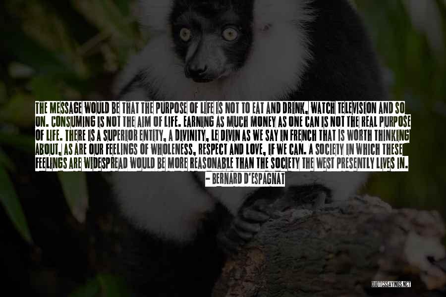 Earning Respect Quotes By Bernard D'Espagnat Earning Respect Quotes By Bernard D'Espagnat
