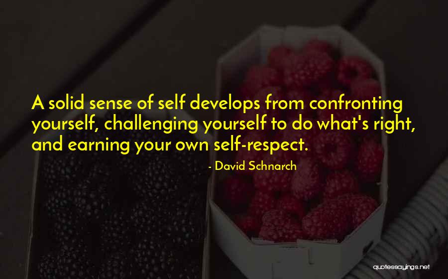 Earning Respect Quotes By David Schnarch