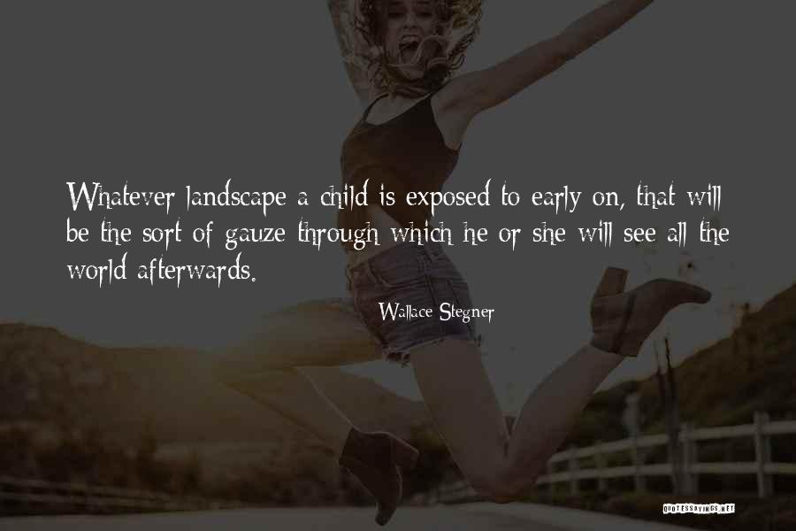 Earnst Stavrell Quotes By Wallace Stegner