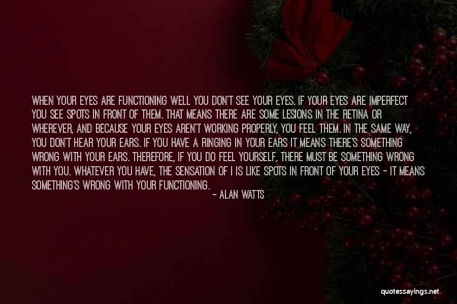 Ears Ringing Quotes By Alan Watts