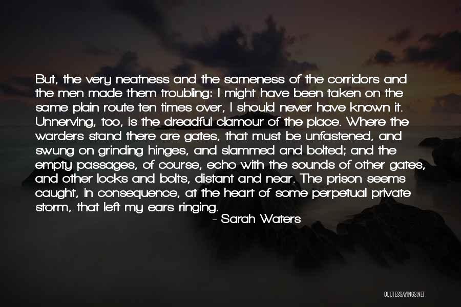 Ears Ringing Quotes By Sarah Waters Ears Ringing Quotes By Sarah Waters
