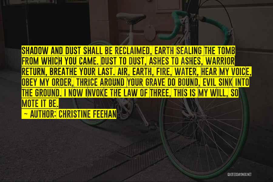 Earth Air Fire And Water Quotes By Christine Feehan