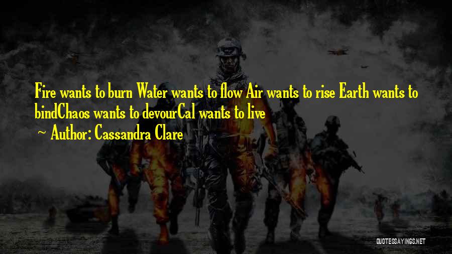 Earth Air Fire Water Quotes By Cassandra Clare