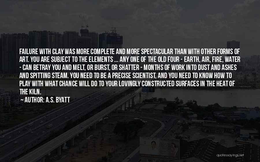 Earth Air Water Fire Quotes By A.S. Byatt