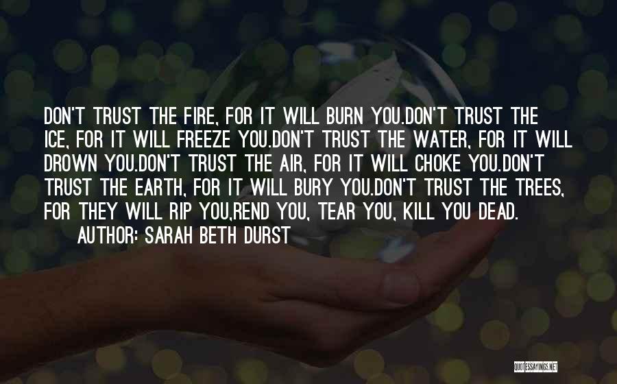 Earth Air Water Fire Quotes By Sarah Beth Durst