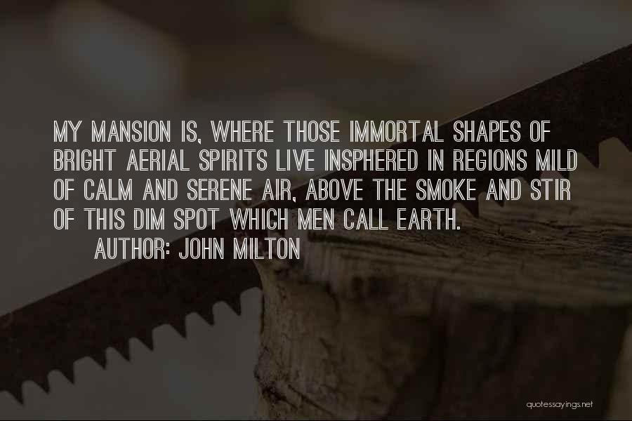 Earth And Air Quotes By John Milton