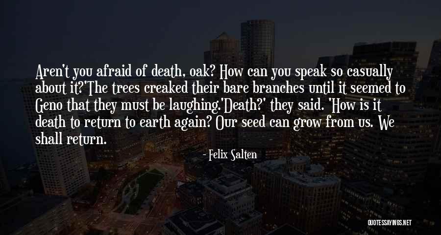 Earth And Death Quotes By Felix Salten