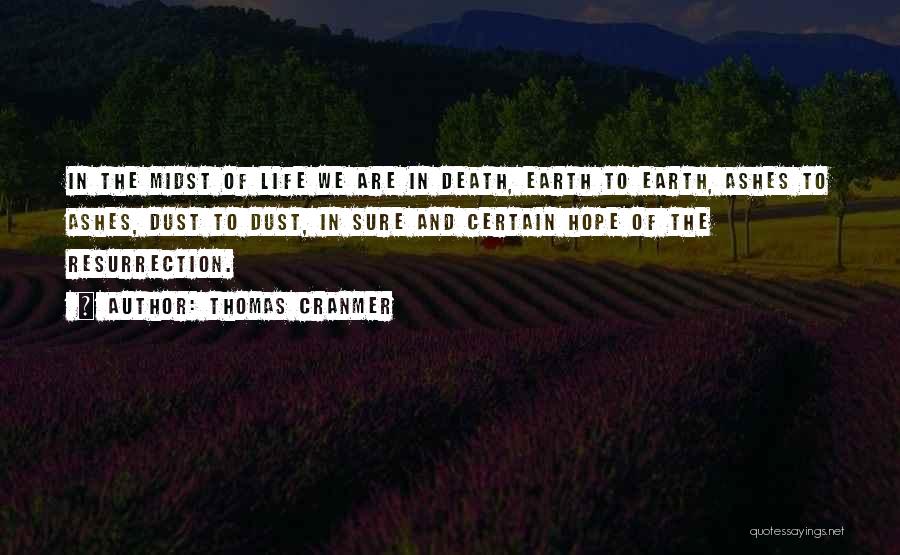 Earth And Death Quotes By Thomas Cranmer