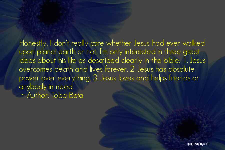 Earth And Death Quotes By Toba Beta