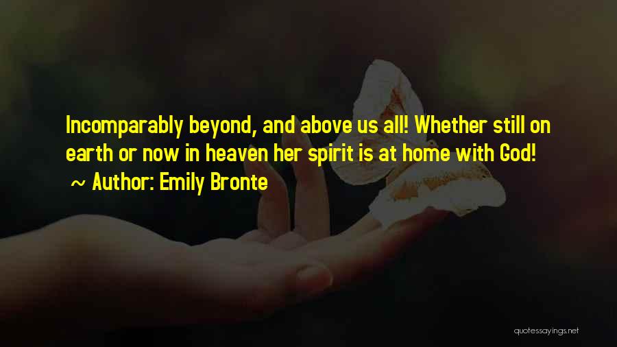 Earth And God Quotes By Emily Bronte