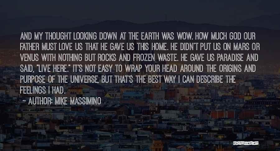 Earth And God Quotes By Mike Massimino