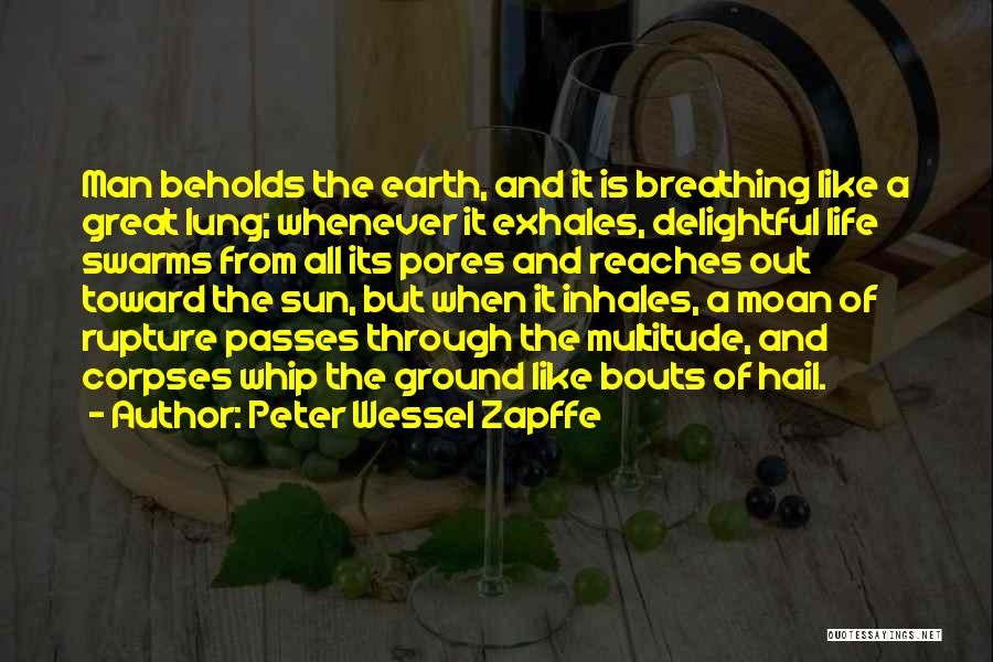 Earth And Sun Quotes By Peter Wessel Zapffe