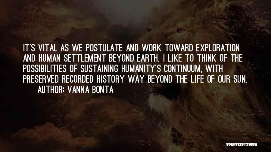 Earth And Sun Quotes By Vanna Bonta