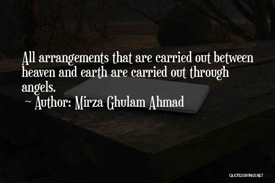 Earth Angels Quotes By Mirza Ghulam Ahmad
