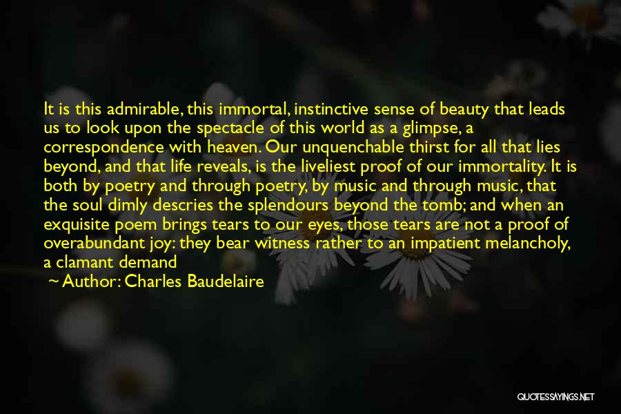Earth Beauty Quotes By Charles Baudelaire