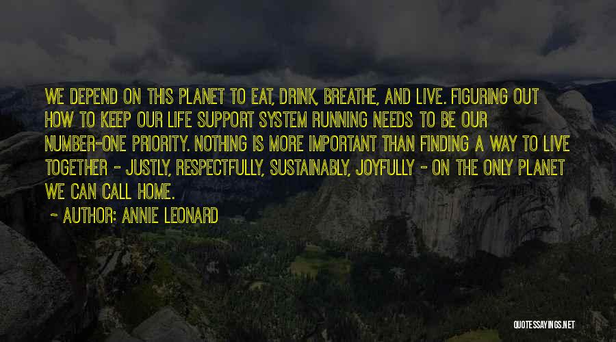 Earth Conservation Quotes By Annie Leonard