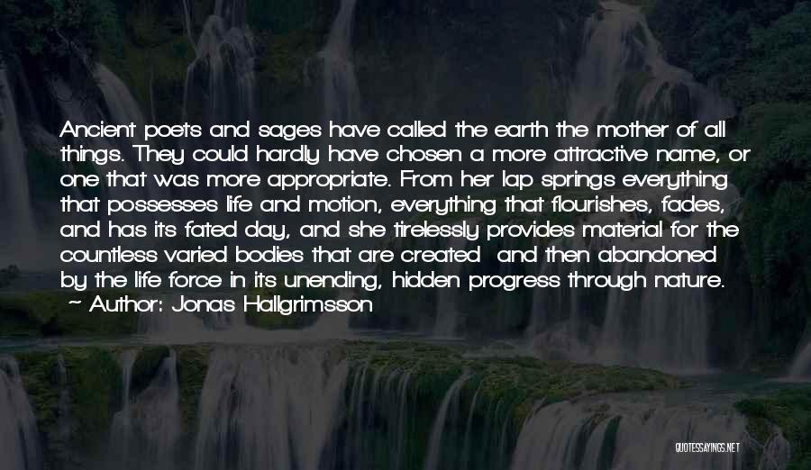 Earth Day Nature Quotes By Jonas Hallgrimsson