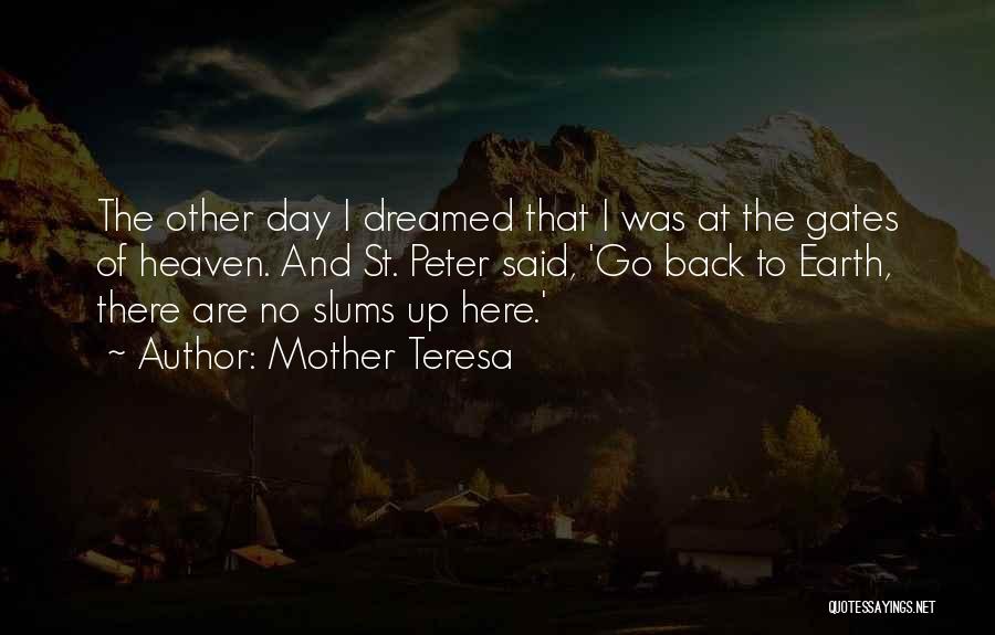 Earth Day Quotes By Mother Teresa