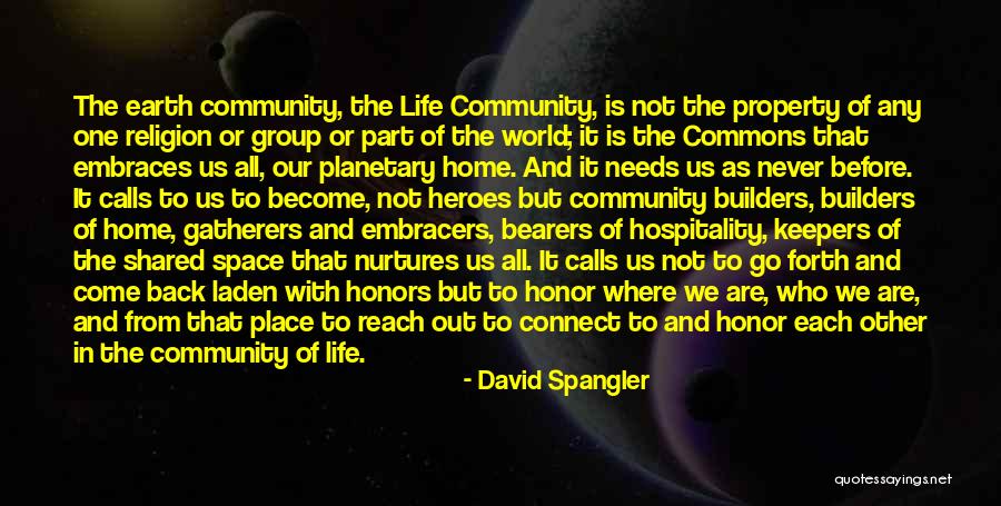 Earth From Space Quotes By David Spangler