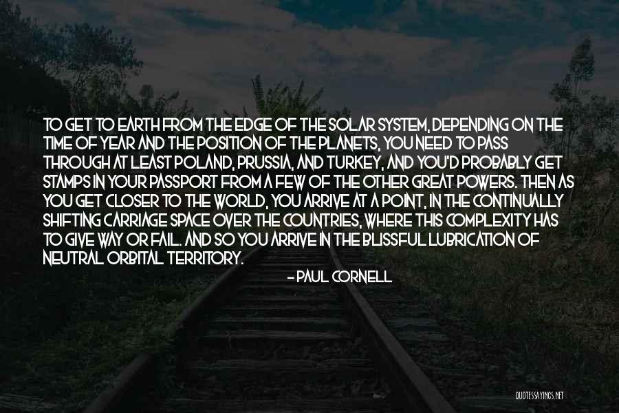 Earth From Space Quotes By Paul Cornell