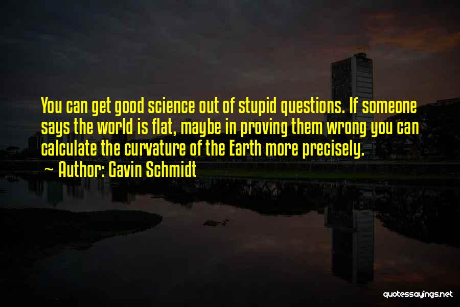 Earth Is Flat Quotes By Gavin Schmidt